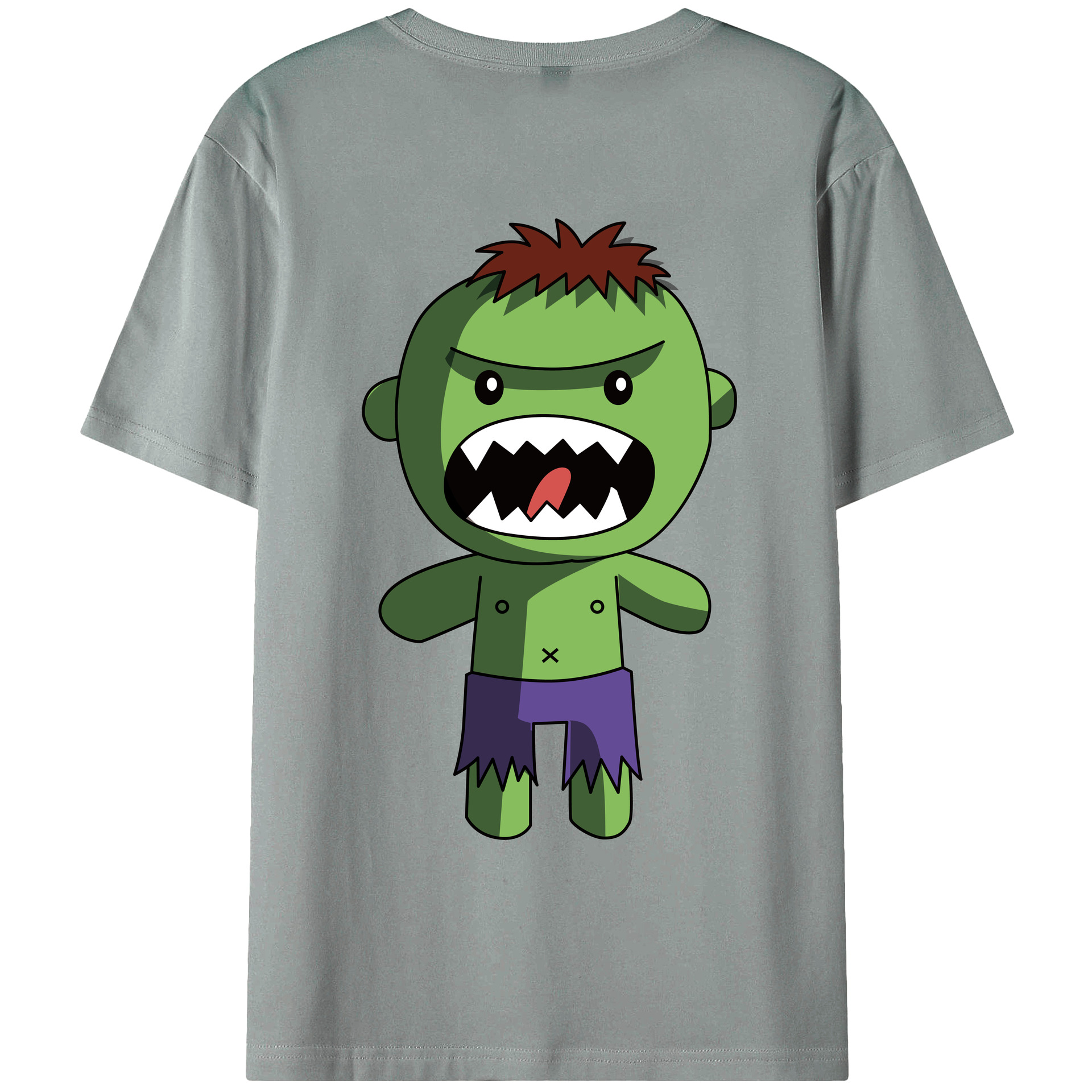 （画像用） アベンジャーズ The Avengers 綿100％ メンズ半袖Tシャツ（バックプリント） 通気性